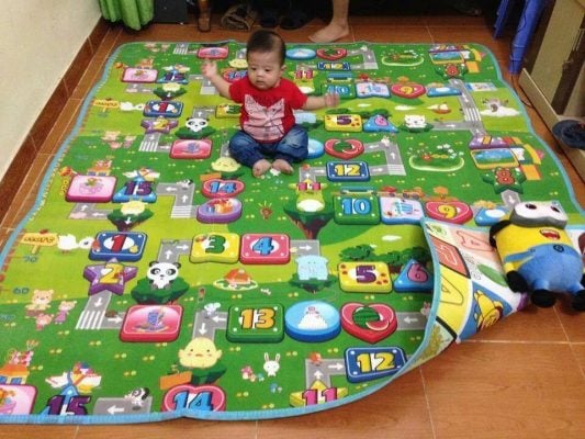 Thảm ghép cho bé tập bò